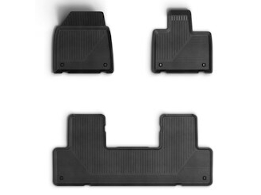 Genuine Volvo All Weather Floor Mats Kit Of Three For First And Second ...