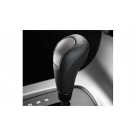 のの Volvo Gear Shift Knob, 5-Speed - Leather With Aluminum Inlay