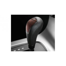 Volvo Gear Shift Knob, Automatic - Leather With Wood Inlay