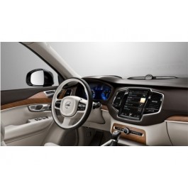 ボルボ 純正 volvo xc90 インテリアトリム　インパネ　ダッシュ　セット Volvo XC90 Crossed Brush Aluminum Decor Panel Doors - Audio Level