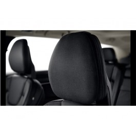 Volvo Front Seat Headrest Pillow Cover Charcoal, Wool Fabric