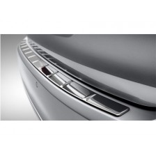 Stainless Steel Rear Bumper Protector Compatible with Volvo XC60 II 2017-2021 & Facelift 2021- (incl. R-Design) 'STRONG EDITION Stainless Steel Rear Bumper Protector Compatible with Volvo XC60 II 2017-2021 & Facelift 2021- (incl. R-Design) 'STRONG EDITION