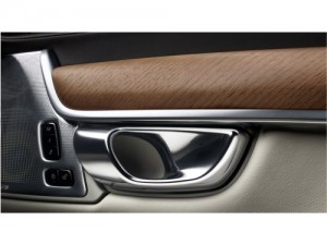 Silver Mirror Finish Fog Light Decoration Trim Strip For Volvo S90 V90 2017-2019