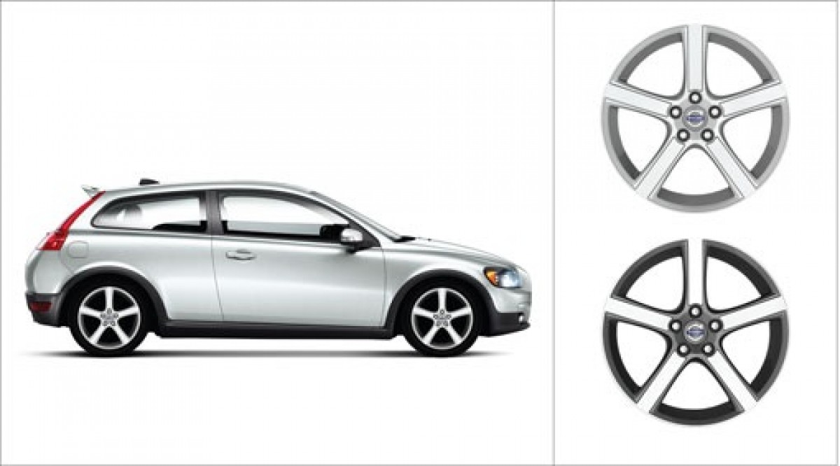 Volvo Wheel Midir - Diamond Cut Light Grey - 30760138