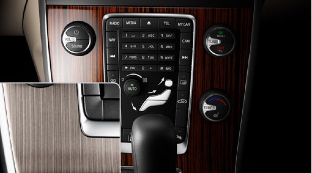 Volvo Decor Panel Kit - Center Console and Dashboard - Milled Aluminum ...