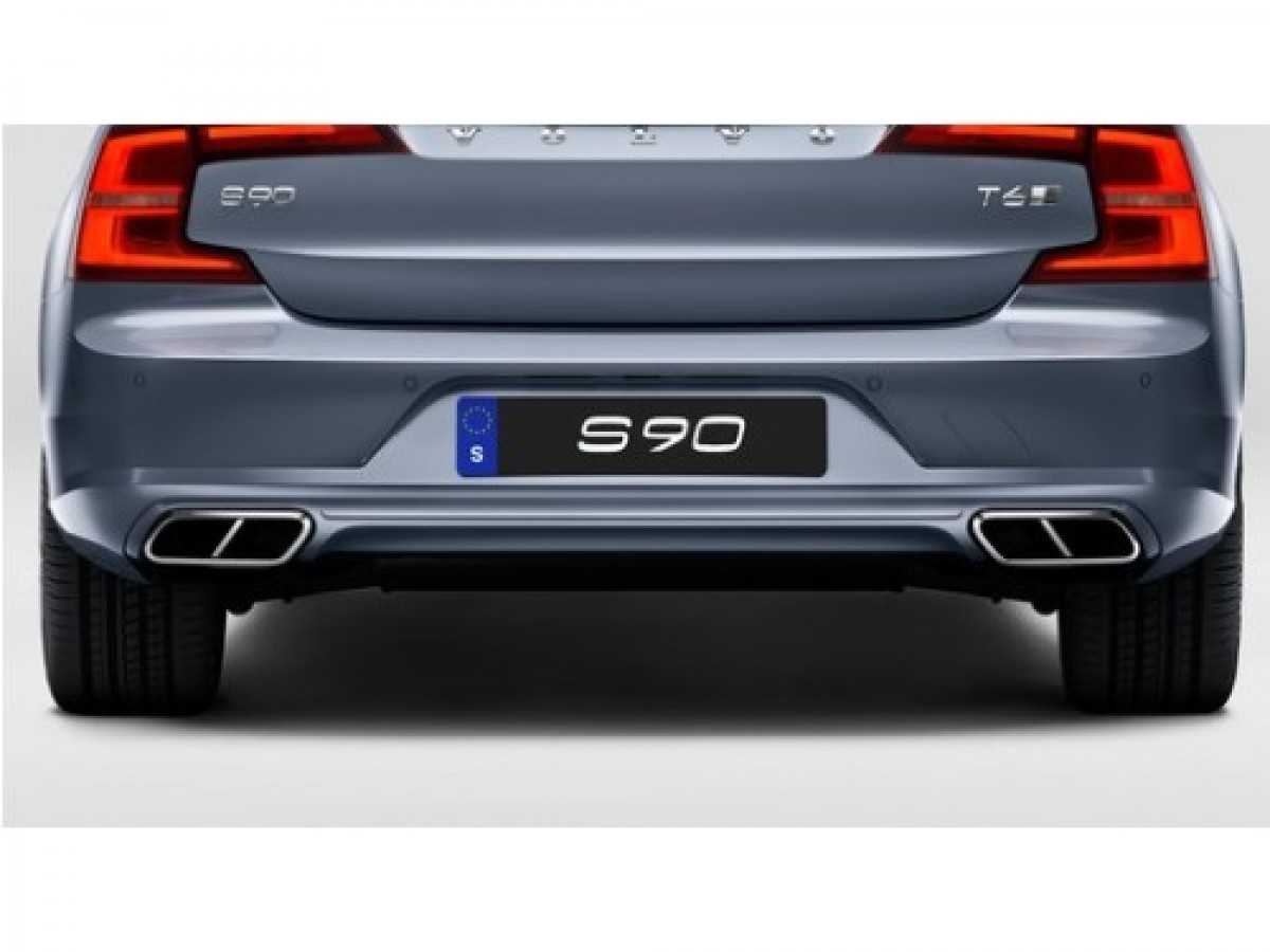 Volvo Dual Integrated Exhaust Tips with Diffuser - Black Stone ...