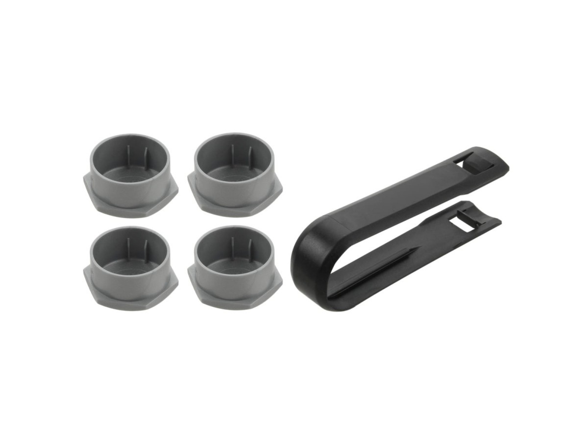 Volvo Wheel Bolt Kit - Plastic Caps - Silver - 31664349 | Volvo
