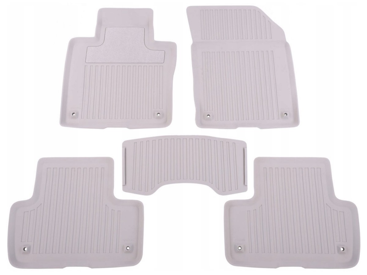 Genuine Volvo XC60 Floor Mats Plastic Blond Kit Of Five Mats 31693649