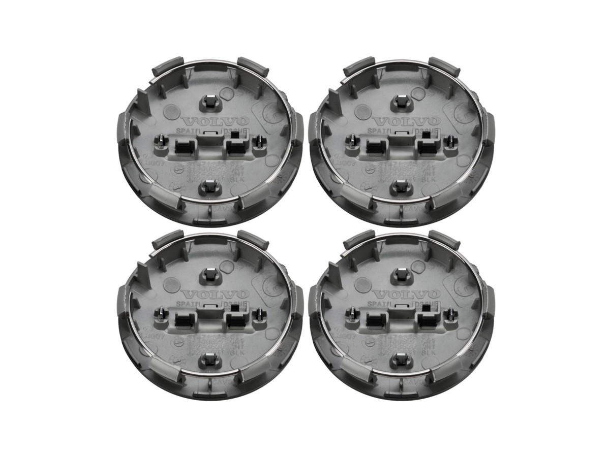 Volvo Center Wheel Cap Kit Of Four - Black - 32147649 | Volvo