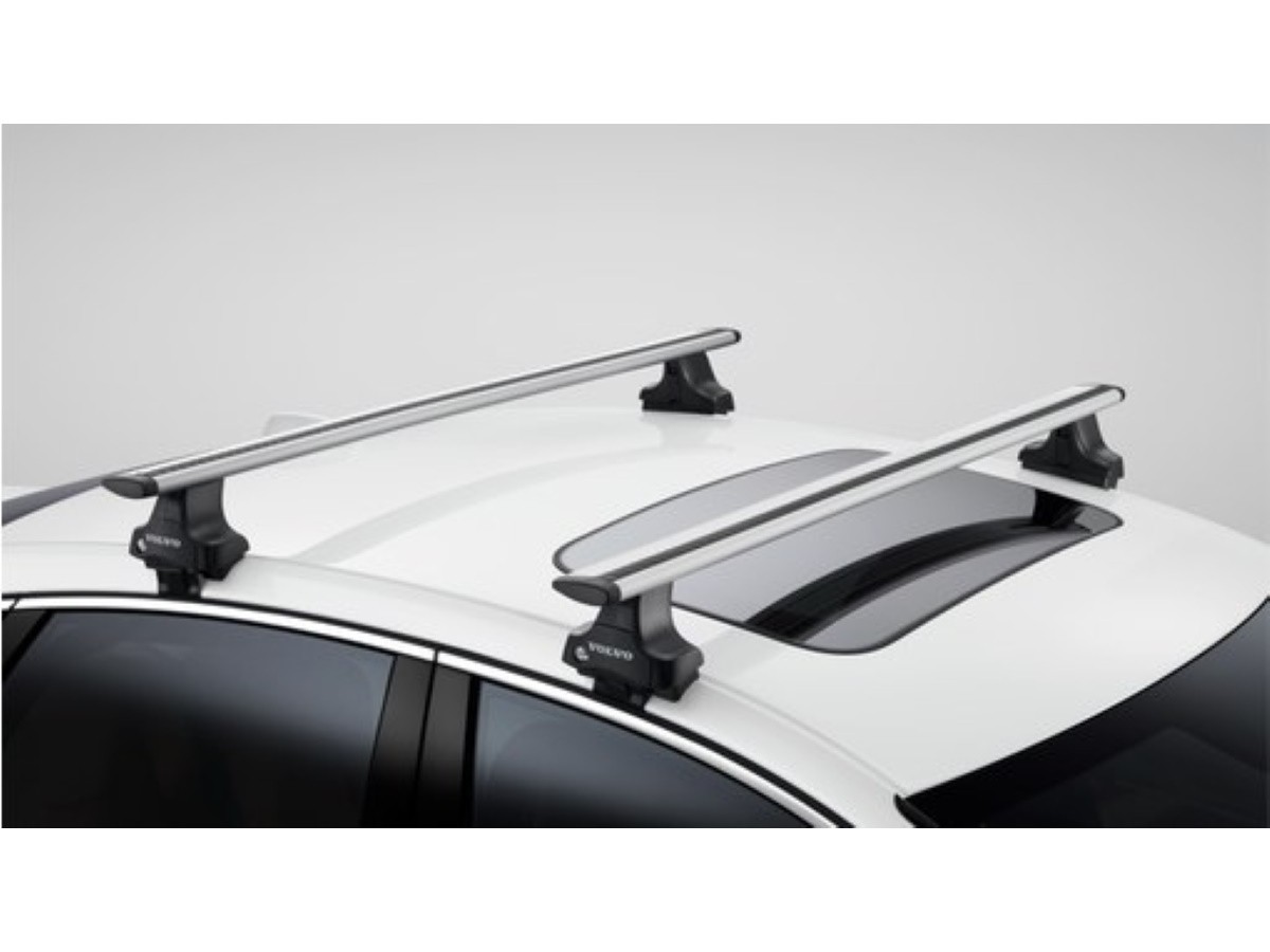 Volvo Roof Rack Crossbars Kit Of Two Silver Color - 32296509