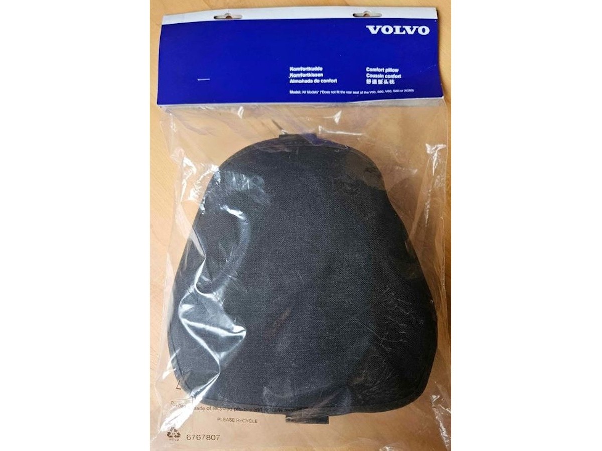 Volvo Headrest Comfort Pillow Charcoal Solid For Front Or Rear ...
