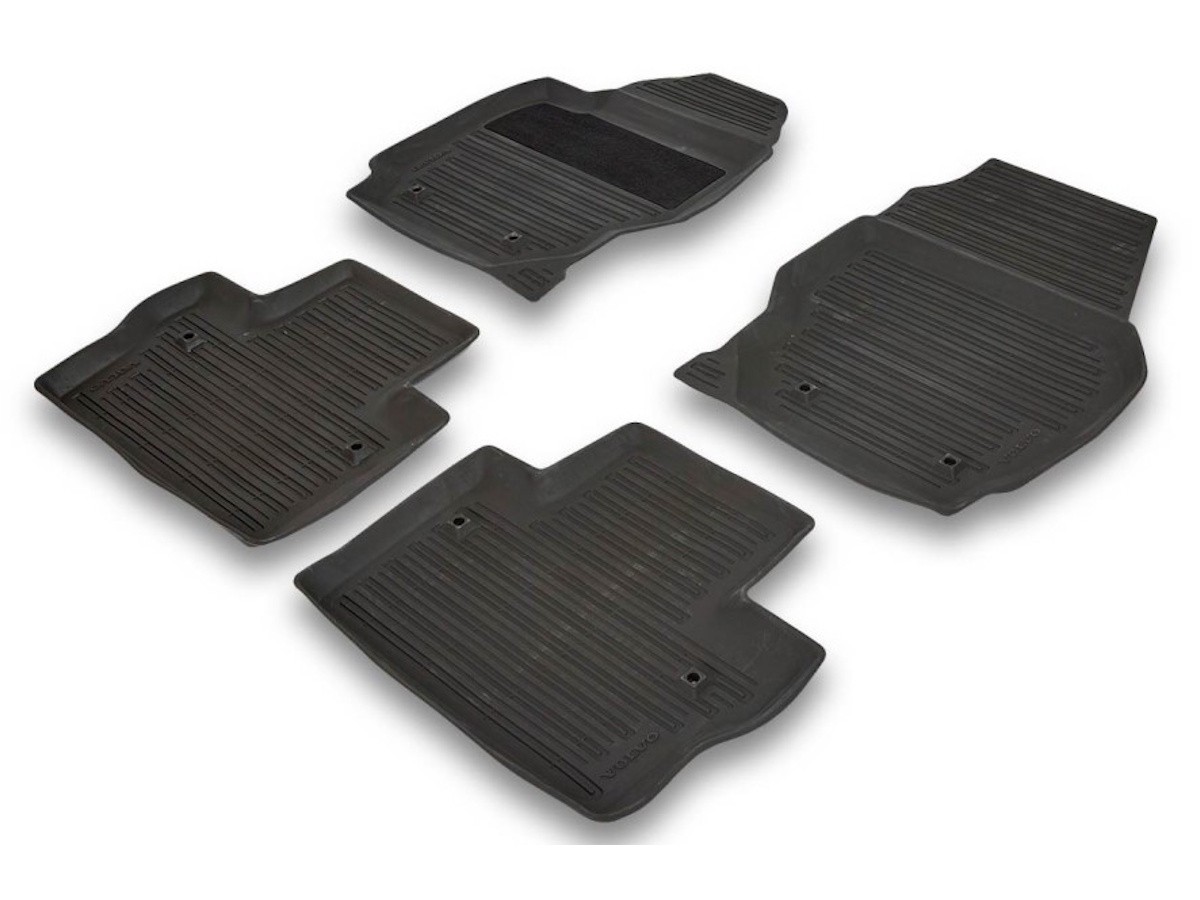 Volvo XC70 Floor Mats - Rubber, Offblack - 32357489 | Volvo Dealer