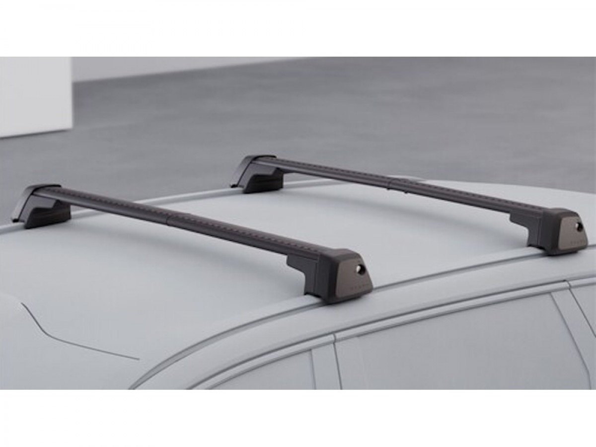 Volvo Roof Rack Cross Bars Kit Of Two Black With Storage Box