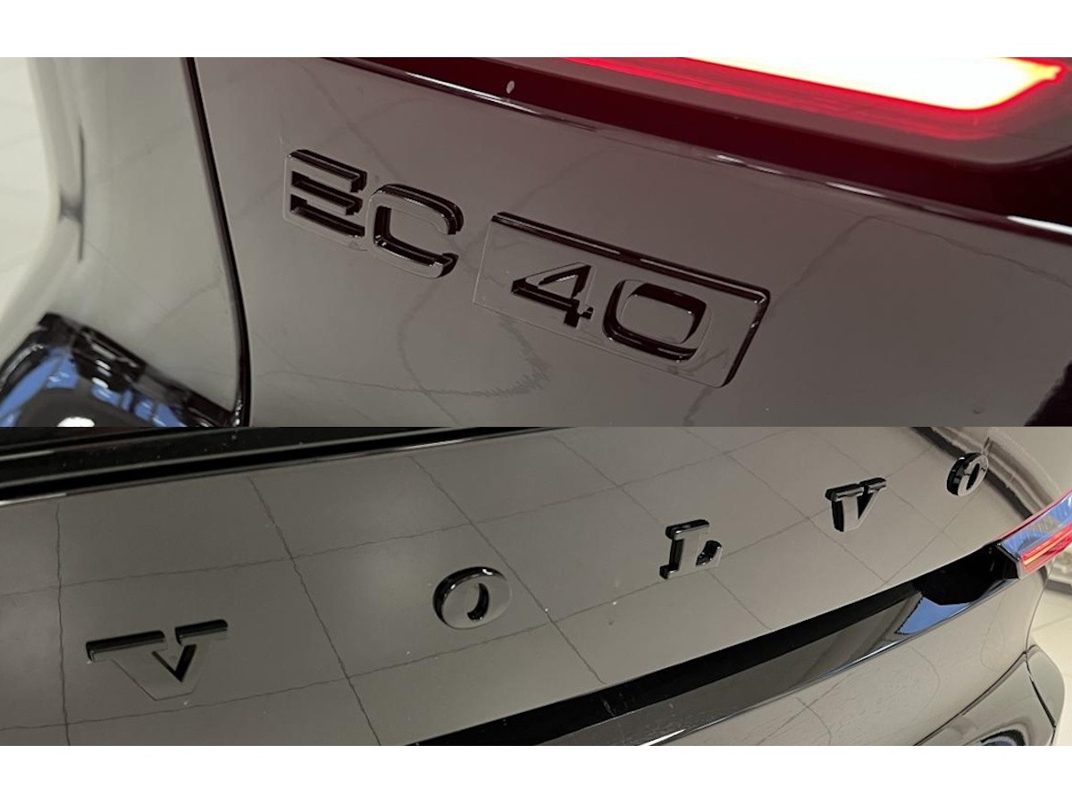 Genuine Volvo Emblem For Trunklid High Gloss Black Volvo EC40 For ...