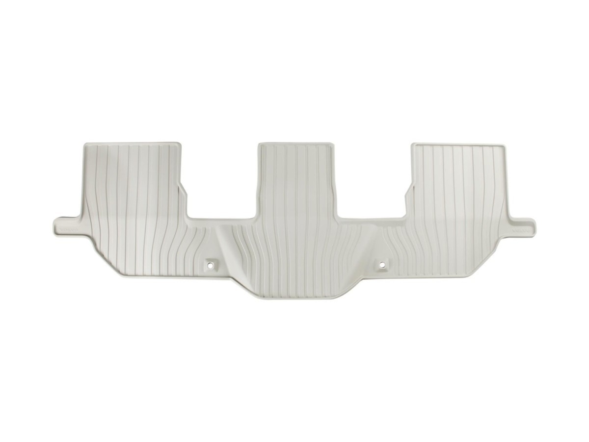 Volvo XC90 Floor Mats - Molded Plastic, Third Row, Blond