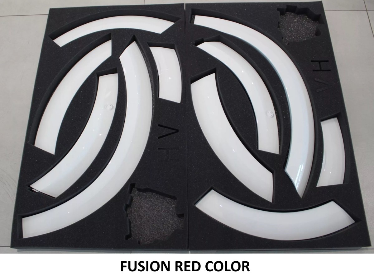 Volvo Fender Extensions Kit Of Four Fusion Red - 40003608 | Volvo