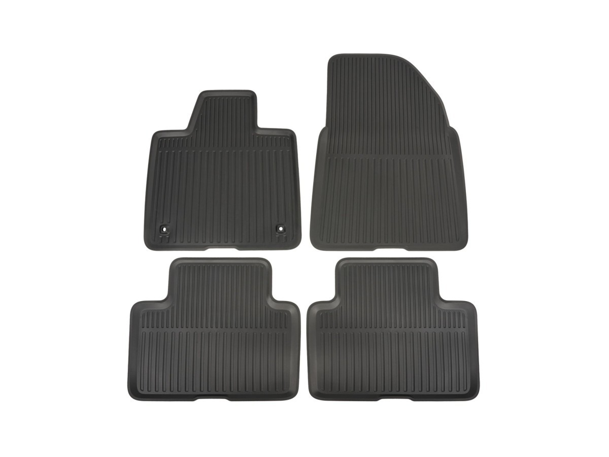 Volvo All Weather Floor Mats Kit Of Four For Front And Rear Rows